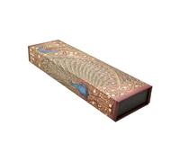 Paperblanks Estuche para lápices Hafiz’s Peacocks (Sangorski & Sutcliffe) con cierre envolvente