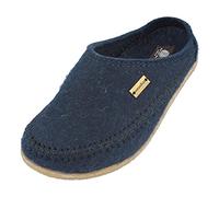 HAFLINGER Blizzard Credo zapatilla de fieltro con suela de goma capitán, talla 41