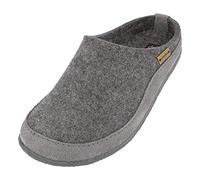 HAFLINGER Blizzard Skane zapatilla de fieltro suela de goma antracita, talla 43
