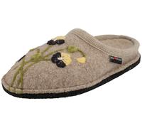 Haflinger Damas Pantuflas Flores Zapatillas De Casa Fieltro Flair Viola 313102