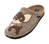 HAFLINGER Flair Chihuahua Zapatilla de Fieltro Beige Fundido Eco, talla 42