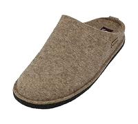 HAFLINGER Flair Pantuflas de fieltro de lana suave, talla 46