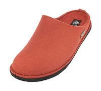 HAFLINGER Flair Pantuflas de fieltro de lana suave Terracota, talla 39