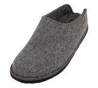 HAFLINGER Flair Smily zapatillas de fieltro de lana antracita, talla 39