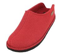 HAFLINGER Flair Smily zapatillas de fieltro de lana zapatilla rubí, talla 41