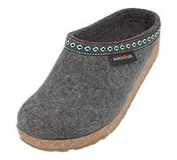 HAFLINGER Grizzly Franzl zapatilla de fieltro antracita, talla 44