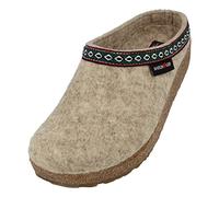 HAFLINGER Grizzly Franzl Zapatilla de Fieltro Zueco Beige Melange Eco, talla 50