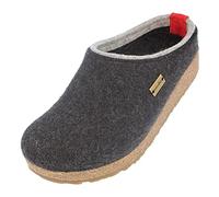 HAFLINGER Grizzly Kris Zapatilla de Fieltro Grafito, talla 45