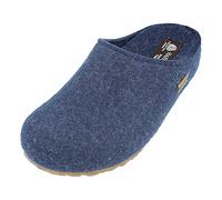 HAFLINGER Grizzly Michl zapatilla de fieltro con suela de goma vaquera, talla 44