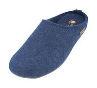 HAFLINGER Pantuflas de fieltro Everest de diseño sencillo, talla 37