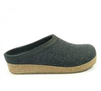 Haflinger Torben 713001, Pantuflas de casa Unisex, Gris (Graphit), 42 EU