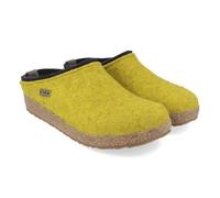 HAFLINGER Zapatillas de casa de Fieltro Grizzly Kris 711056, Talla:42 EU, Color:Amarillo