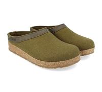 HAFLINGER - Zapatillas de casa de Fieltro Unisex Grizzly Torben 713001, Talla:47 EU, Color:Verde