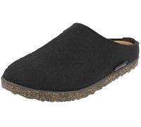 HAFLINGER Zapatillas de casa de Fieltro Unisex Manhattan Clog 391001, Talla:40 EU, Color:Negro