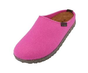 HAFLINGER Zapatillas de casa de Fieltro Unisex Manhattan Clog 391001, Talla:41 EU, Color:Rosa
