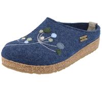 Haflinger Zapatillas De Casa Para Dama Con Bordado Filz Grizzly Amaya 751009