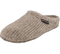 HAFLINGER Zapatillas de casa para Mujer De Punto 611112, Talla:39 EU, Color:Beige