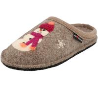 HAFLINGER Zapatillas de casa para Mujer Flair Olaf 315013, Talla:38 EU, Color:Beige