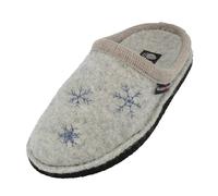 HAFLINGER Zapatillas de casa para Mujer Flair Olaf 315013, Talla:41 EU, Color:Gris