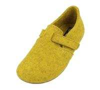 HAFLINGER Zapatos de Mujer y Hombre para el hogar Everest Focus 481056, Talla:41 EU, Color:Amarillo
