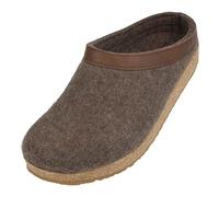 HAFLINGER Zueco de fieltro Grizzly Torben de fieltro de lana pura Marrón moteado, 48