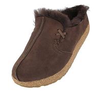 HAFLINGER Zueco de piel de cordero Zapatilla de fieltro Saskatchewan