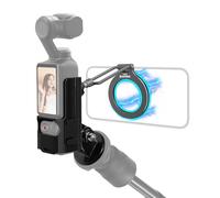 HAFOKO Osmo Pocket 3 Magnético Teléfono Soporte Compatible con iPhone,Magnético Monte Expansión Adaptador Marco de 360°Ajustable Luz Soporte Compatible con dji OSMO Pocket 3 Accesorios