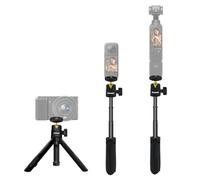 HAFOKO Sobremesa Cámara Trípode Extensible Mini Palo Selfie Teléfono Trípode Vlog Viaje con 360° Bola Compatible para Gopro/dji Osmo Pocket 3/Insta 360 X4/X3 Go3 3s/Cámara Web