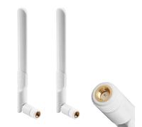 HAFRILY 2 antenas omnidireccionales SMA macho de 5dBi 4G LTE para enrutador, amplificador de señal externa, antena TP Link compatible con módem inalámbrico 4G, redes LTE WCDMA, uso en interiores y