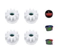 HAFRILY 4 piezas de repuesto Spin Mop Spin Mop Wischeimer Zahnrad Ersatz Kompatibel mit Ocedar und Vileda Wischeimer Wischmop Vileda Ersatz(Weiß)