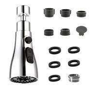 HAFRILY Grifo de extensión giratorio para varios modelos adecuado accesorio de grifo giratorio más presión ahorra agua grifo grifo cocina baño