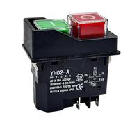 HAFRILY Mezclador de cemento de 5 pines, interruptor de botón de 240 V, IP55, mezcladores de cemento eléctricos, impermeable, repuesto para maquinaria mezcladora de cemento, equipo textil