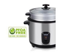 Haeger - RC-18L.001A arrocera 1,8 L 700 W Acero inoxidable