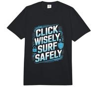 Haga Clic en Wisely Navegue de Forma Segura Servicio de Asistencia de TI de ciber Comfort Colors Adult Heavyweight T-Shirt