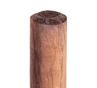 HaGa Empalizada de madera de 8 cm de diámetro x 50 cm de altura - 1 unidad para valla de jardín y borde de parterres - resistente a la intemperie y estable
