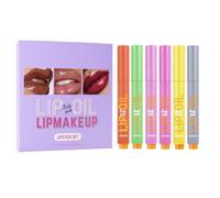Haga en brillo de labios, lápiz de brillo de labios - k Lipstick Hidratante Brillo de Labios No Pegajoso,Jelly Lip Plumping Pen Lápiz de brillo de labios de alto brillo y larga duración para esposa, m