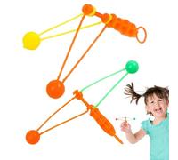 Haga en Clackers Toys, Pelota Parachoques con manivela - Fiesta Creativa favorece Juguetes sensoriales de Bolas,Novedad Party Noisemakers Ball k Clacks Noise Maker para cumpleaños Día del Niño