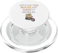 Haga Esto Antes de Que mi ansiedad comience, Anxiety Frog PopSockets PopGrip para MagSafe