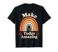 Haga Que Hoy Sea increíble la mentalidad de Crecimiento de Las Mujeres Dicho Motivacional Camiseta gráfica económica