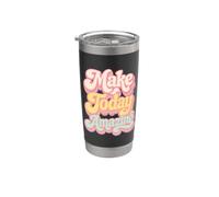 Haga que hoy sea increíble la mentalidad de crecimiento de las mujeres dicho motivacional Vaso térmico de acero inoxidable de doble pared