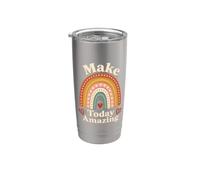 Haga que hoy sea increíble la mentalidad de crecimiento de las mujeres dicho motivacional Vaso térmico de acero inoxidable de doble pared