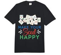Haga su Alma Feliz Casino Jugador Apuestas Apuestas Mahjong Comfort Colors Adult Heavyweight T-Shirt