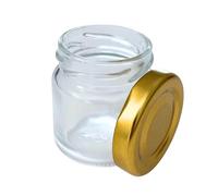 HaGa Tarros de miel de 53 ml con tapa de rosca - 96 unidades - Tarros de prueba para mermelada y miel, tarros de mermelada Mini
