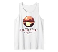 Haga una Caminata - Respira la Naturaleza - Mantente Curioso Camiseta sin Mangas