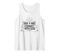 Haga una Caminata y conéctese con Dios impresión de Naturaleza Espiritual Camiseta sin Mangas