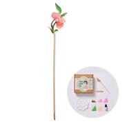 Hágalo usted mismo - Palillo para el pelo de Buyao para niña, diseño de flor china antigua, horquilla tradicional Hanbiuk decorativa para cosplay