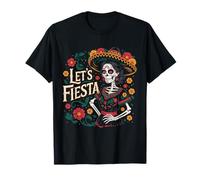 Hagamos la Fiesta de los Muertos La Catrina Latina Cinco de Mayo Camiseta