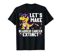 Hagamos Que el cáncer de vejiga se extinga la Conciencia de los Dinosaurios Camiseta