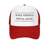 ¡Hagamos Que Estados Unidos Vuelva Al Metal! Hombre Mujer Gorras Hip Hop Suave Gorra Trucker Casual Gorra De Béisbol para Running Golf Deporte
