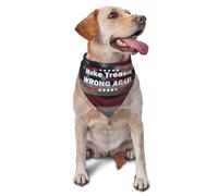Hagamos Que La Traición Vuelva A Ser Un Acto Reprobable. Bandanas Triangulares para Perro Duradero Triángulo Baberos Bufandas Algodón Bufanda De Mascota Baberos Triangulares